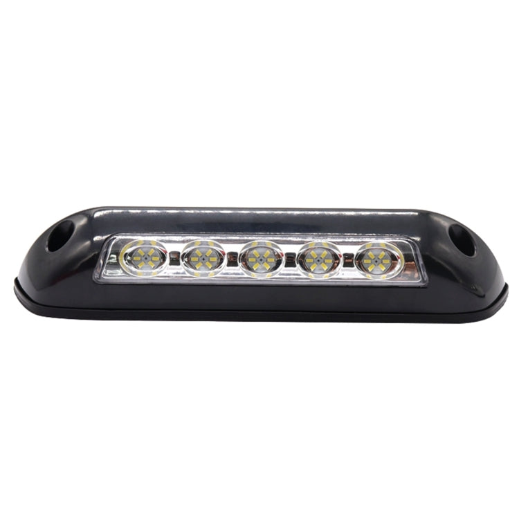 DC 12V 2.6W 6000K IP67 Marine RV Waterproof LED Stair Deck Dome Light Ceiling  Lamp, Black Shell and Rubber Base - Marine Accessories & Parts by PMC TechLife | Online Shopping South Africa | PMC TechLife | Buy Now Pay Later Mobicred