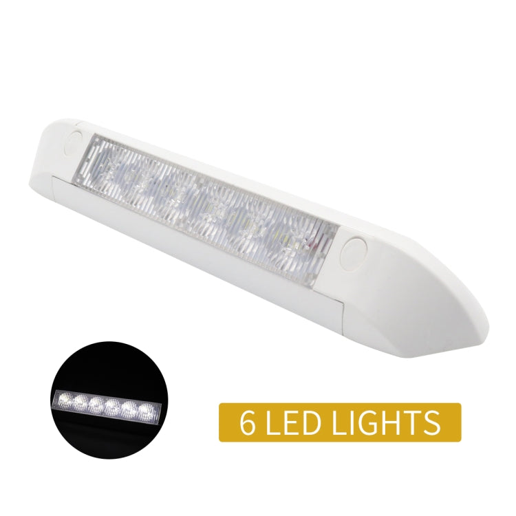 DC 12V 2.6W 6000K IP67 Marine RV Waterproof LED Stair Deck Dome Light Ceiling  Lamp, Aluminum Alloy Base - Marine Accessories & Parts by PMC TechLife | Online Shopping South Africa | PMC TechLife | Buy Now Pay Later Mobicred