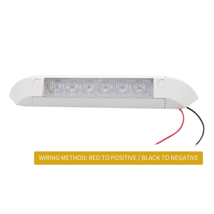DC 12V 2.6W 6000K IP67 Marine RV Waterproof LED Stair Deck Dome Light Ceiling  Lamp, Aluminum Alloy Base - Marine Accessories & Parts by PMC TechLife | Online Shopping South Africa | PMC TechLife | Buy Now Pay Later Mobicred