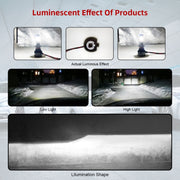 2 PCS S2 H4 / HB2 / 9003 DC9-36V / 25W / 6000K / 2500LM IP68 Car LED Headlight Lamps (Cool White)