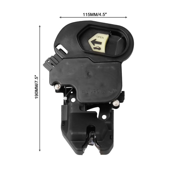 TLA016 Tailgate Latch Lock Actuator Motor Tail Gate Latch for Honda Accord (Black) - Car Switches by PMC TechLife | Online Shopping South Africa | PMC TechLife | Buy Now Pay Later Mobicred