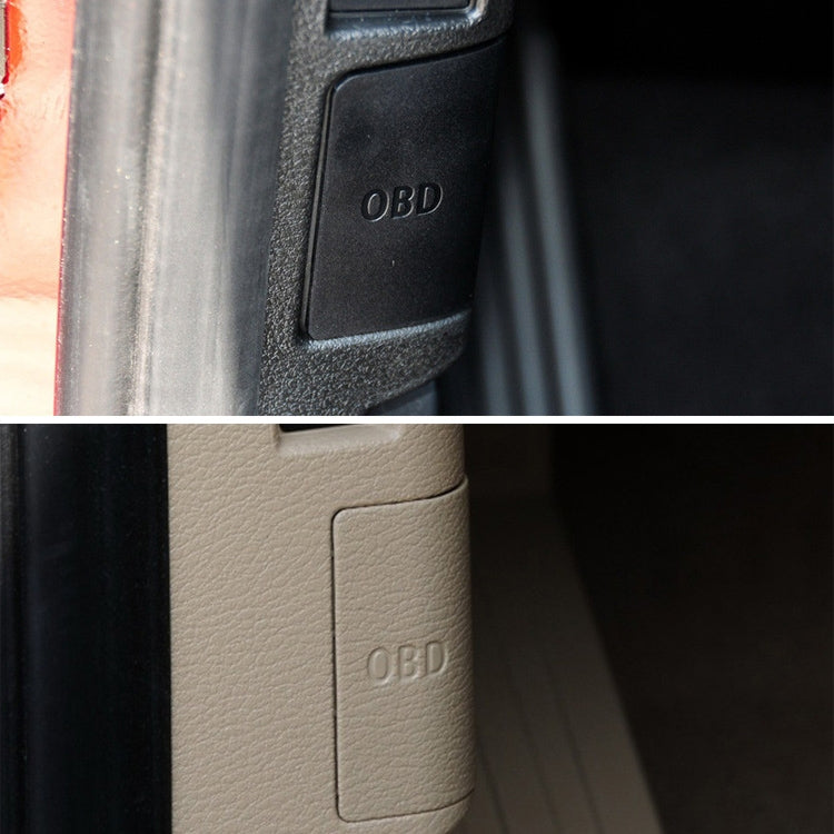Car Diagnostic Plug Cover OBD Panel Decorative Cover 51437147538 for BMW E84 2009-2015(Black)