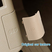 Car Diagnostic Plug Cover OBD Panel Decorative Cover 51437147538 for BMW F35 2012-2019 (Beige)