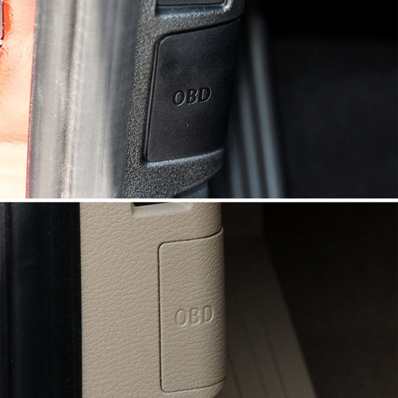 Car Diagnostic Plug Cover OBD Panel Decorative Cover 51437147538 for BMW F35 2012-2019 (Black)