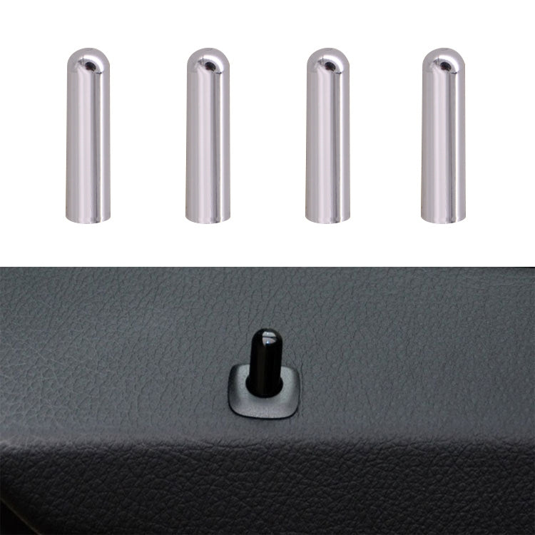 4 PCS Car Unlock Cover Door Bolt Door Handle for BMW X1 / X6(Silver) - Car Switches by PMC TechLife | Online Shopping South Africa | PMC TechLife | Buy Now Pay Later Mobicred