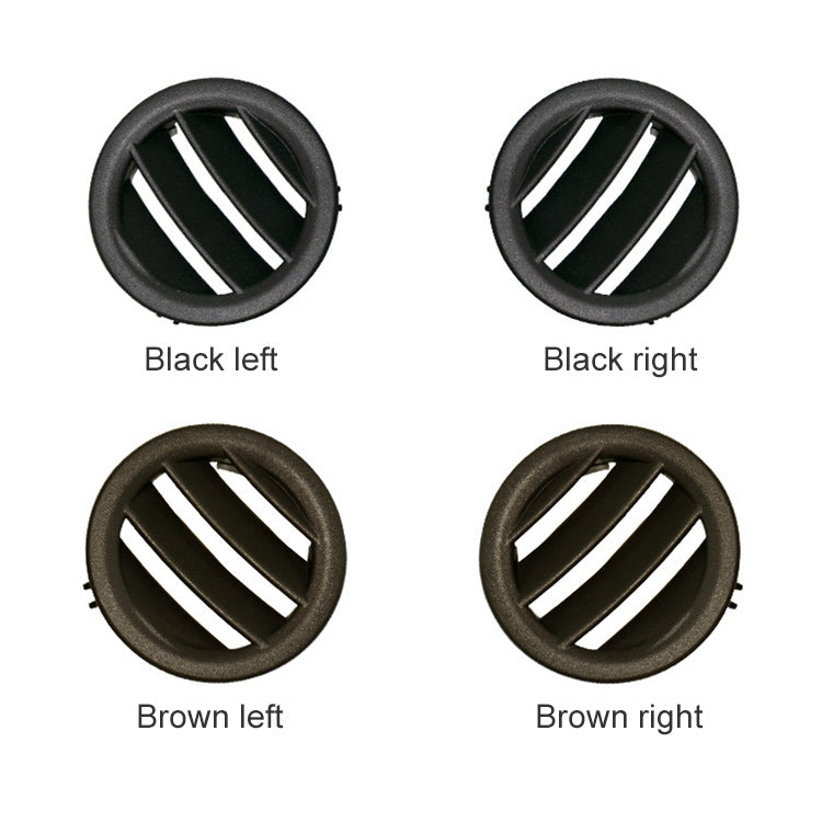 Car Right Side Dashboard Small Air Outlet Circular Air-conditioning Outlet for Mercedes-Benz C Class W204 (Brown) - Air Conditioning System by PMC TechLife | Online Shopping South Africa | PMC TechLife | Buy Now Pay Later Mobicred