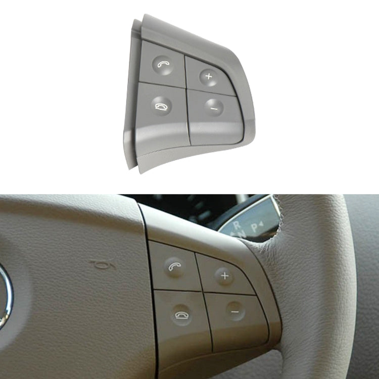 Car Right Side 4-button Steering Wheel Switch Buttons Panel 1648200110 for Mercedes-Benz W164, Left Driving (Grey) - Car Switches by PMC TechLife | Online Shopping South Africa | PMC TechLife | Buy Now Pay Later Mobicred