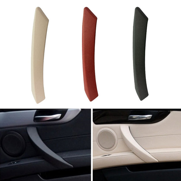 Car Inside Doors Handle Pull Trim Cover 51419186731 for BMW Z4, Left Driving(Red)