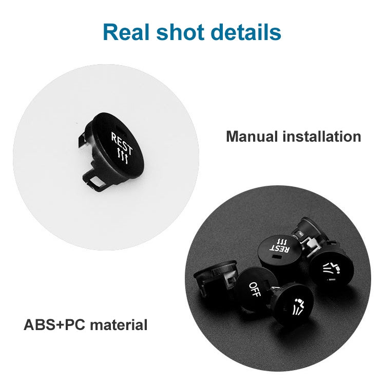 Car Air Conditioner Panel Switch Button MAX Snow Key 6131 9250 196-1 for BMW E60 2003-2010, Left Driving - Car Switches by PMC TechLife | Online Shopping South Africa | PMC TechLife | Buy Now Pay Later Mobicred