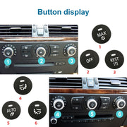 Car Air Conditioner Panel Switch Button REST Key 6131 9250 196-1 for BMW E60 2003-2010, Left Driving