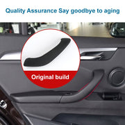 Car Left Side Inside Doors Handle Pull Trim Cover 51417417513 for BMW X1 2016-, Left Driving (Red)