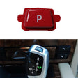 Car Gear Lever Auto Parking Button Letter P Cap for BMW X5 X6 2007-2013, Left Driving (Red) - Car Switches by PMC TechLife | Online Shopping South Africa | PMC TechLife | Buy Now Pay Later Mobicred