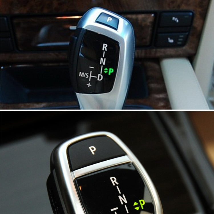 Car Gear Lever Auto Parking Button Letter P Cap for BMW X5 X6 2007-2013, Left Driving (Black) - Car Switches by PMC TechLife | Online Shopping South Africa | PMC TechLife | Buy Now Pay Later Mobicred