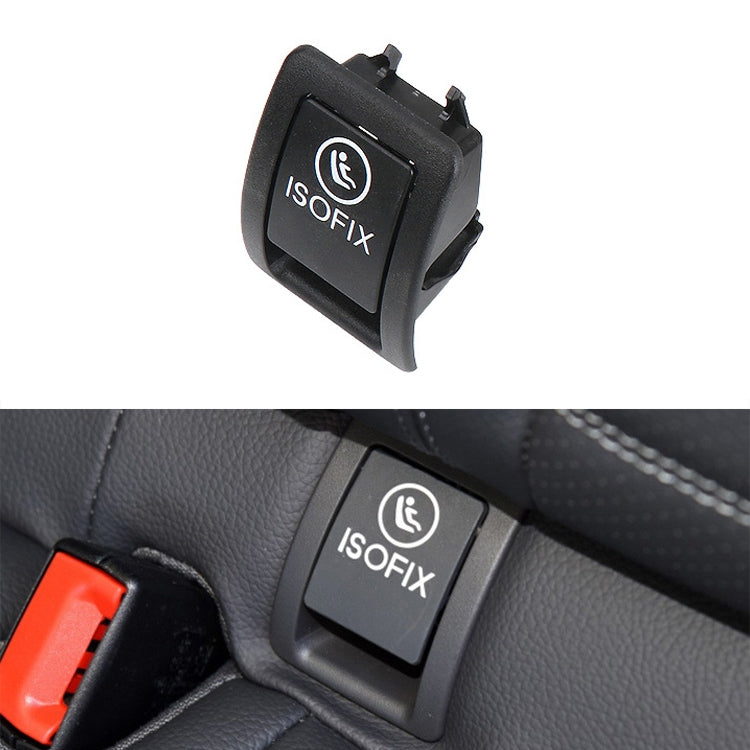 Car Rear Child ISOFIX Switch Seat Safety Cover 2059200513 for Mercedes-Benz W205 2015-2021, Left Driving (Black) - Seat Belts & Padding by PMC TechLife | Online Shopping South Africa | PMC TechLife | Buy Now Pay Later Mobicred