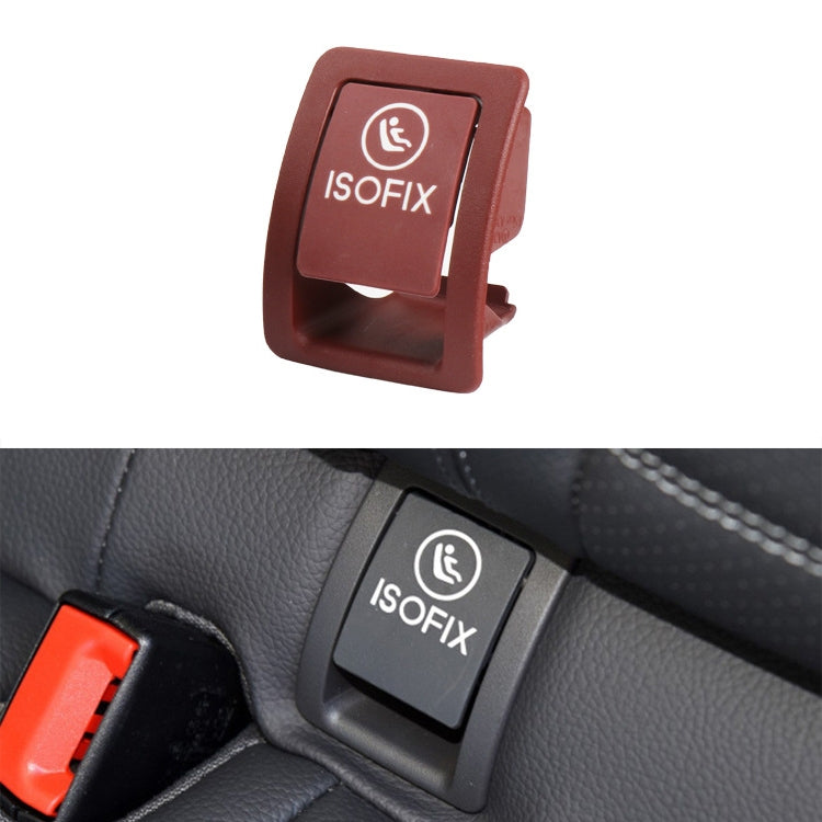 Car Rear Child ISOFIX Switch Seat Safety Cover 2059200513 for Mercedes-Benz W205 2015-2021, Left Driving (Red) - Seat Belts & Padding by PMC TechLife | Online Shopping South Africa | PMC TechLife | Buy Now Pay Later Mobicred