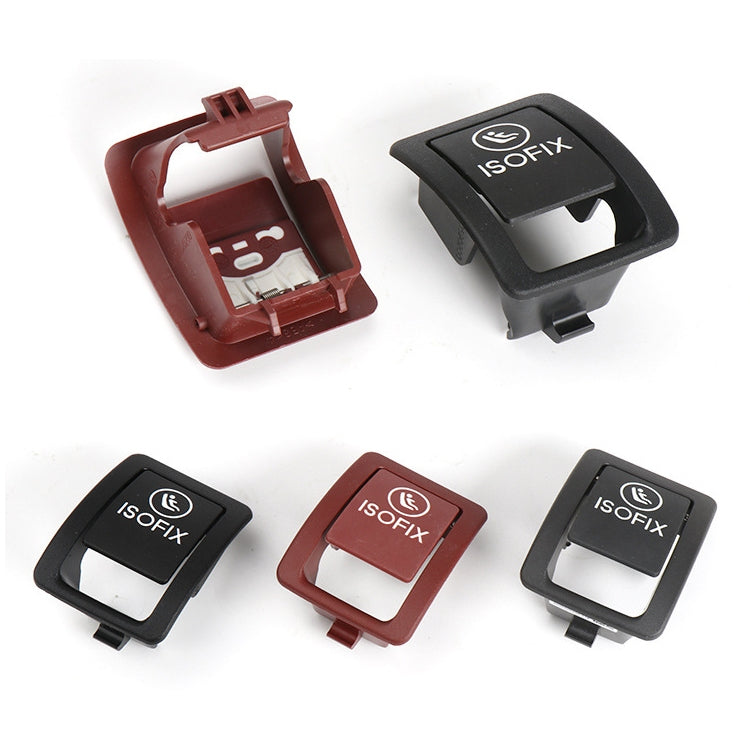 Car Rear Child ISOFIX Switch Seat Safety Cover 2059200513 for Mercedes-Benz W205 2015-2021, Left Driving (Brown) - Seat Belts & Padding by PMC TechLife | Online Shopping South Africa | PMC TechLife | Buy Now Pay Later Mobicred