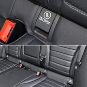 Car Rear Child ISOFIX Switch Seat Safety Cover 2059200513 for Mercedes-Benz W205 2015-2021, Left Driving (Black)