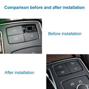 Car Model A3 Downhill Auxiliary Switch Shift Button for Mercedes-Benz GL GLE Class W166, Left Driving