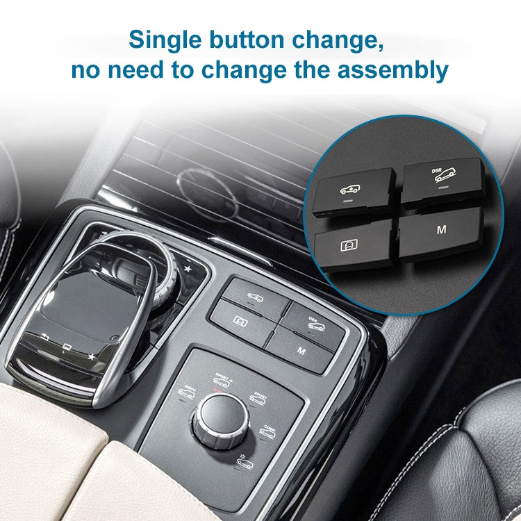 Car Model A4 Downhill Auxiliary Switch Shift Button for Mercedes-Benz GL GLE Class W166, Left Driving - Car Switches by PMC TechLife | Online Shopping South Africa | PMC TechLife | Buy Now Pay Later Mobicred