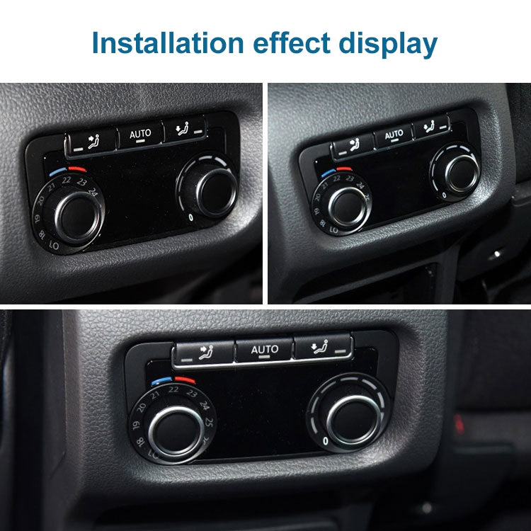 Car Rear Air Conditioner Panel Trim Cover for Volkswagen Sharan, Left Driving - Car Switches by PMC TechLife | Online Shopping South Africa | PMC TechLife | Buy Now Pay Later Mobicred