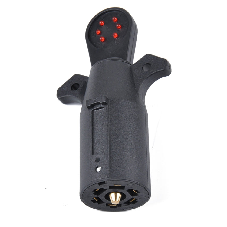 12V 7-Way Blade Trailer Light Wiring Circuit Tester Round Adapter 7 Pin US Plug Signal Tester - Electronic Test by PMC TechLife | Online Shopping South Africa | PMC TechLife | Buy Now Pay Later Mobicred