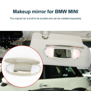 Car Sunshade Makeup Mirror Sun Visor for BMW mini R50R56, Left Driving (Grey)