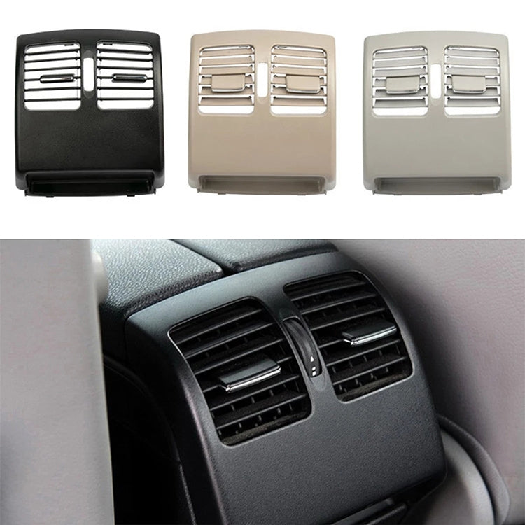 Car Rear Air Conditioner Air Outlet Panel for Mercedes-Benz W204 2007-2014, Left Driving (Black)