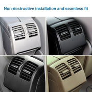 Car Rear Air Conditioner Air Outlet Panel for Mercedes-Benz W204 2007-2014, Left Driving (Beige)
