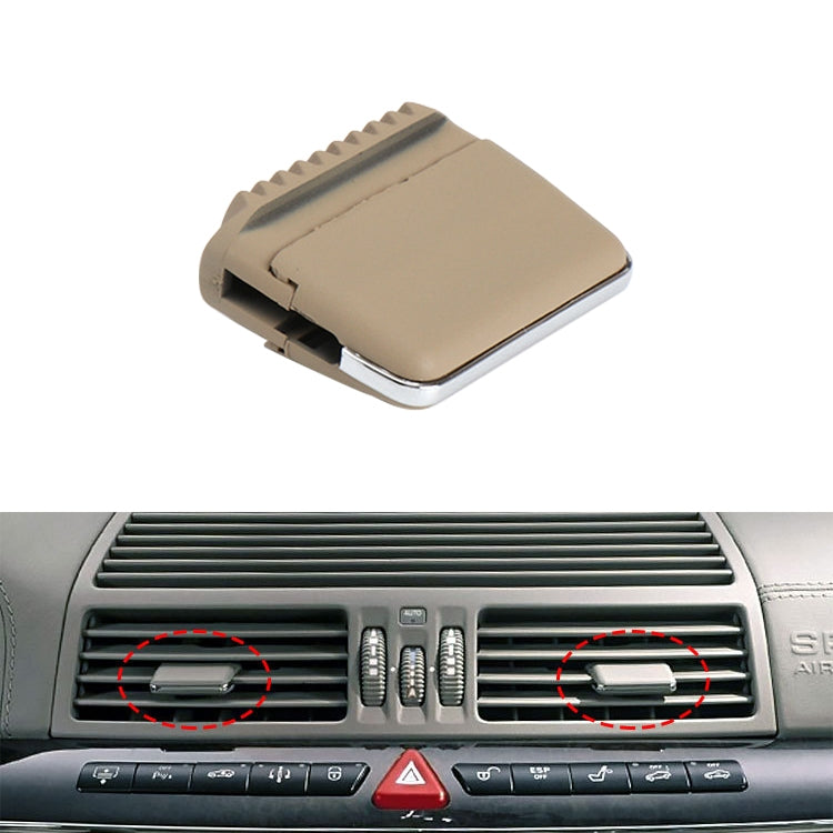 Car Middle Air Conditioning Exhaust Switch Paddle for Mercedes-Benz S Class W220 1998-2005, Left Driving (Beige) - free shipping - PMC TechLife - Order now!
