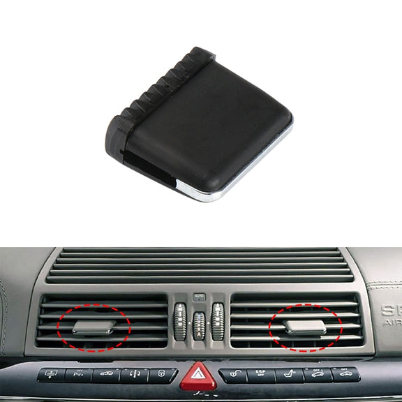Car Left and Right Side Air Conditioning Exhaust Switch Paddle for Mercedes-Benz S Class W220 1998-2005, Left Driving (Black)