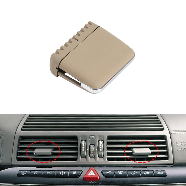 Car Left and Right Side Air Conditioning Exhaust Switch Paddle for Mercedes-Benz S Class W220 1998-2005, Left Driving (Beige) - Air Conditioning System by PMC TechLife | Online Shopping South Africa | PMC TechLife | Buy Now Pay Later Mobicred