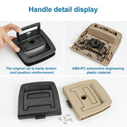 Car Rear Trunk Mat Carpet Handle without Hole 51479120283 for BMW X5 / X6 2006-2013, Left Driving (Beige)