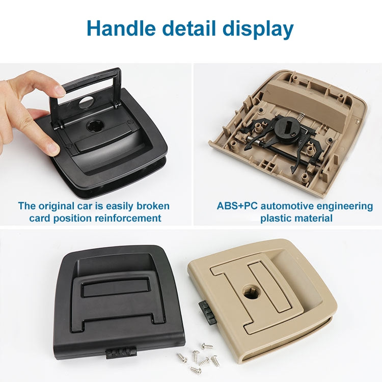Car Rear Trunk Mat Carpet Handle without Hole 51479120283 for BMW X5 / X6 2006-2013, Left Driving (Beige)