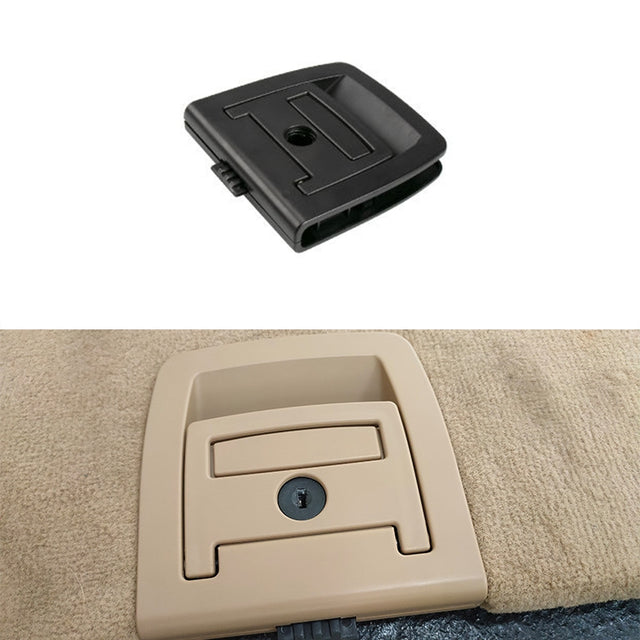Car Rear Trunk Mat Carpet Handle with Hole 51479120283 for BMW X5 / X6 2006-2013, Left Driving (Black)