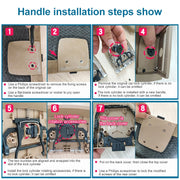 Car Rear Trunk Mat Carpet Handle with Hole 51479120283 for BMW X5 / X6 2006-2013, Left Driving (Beige)