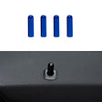 4 in 1 Car Door Latch Pin Door Screw Knob Cap Cover Trim for BMW F10, Left Driving (Blue) - Others by PMC TechLife | Online Shopping South Africa | PMC TechLife | Buy Now Pay Later Mobicred