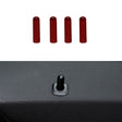 4 in 1 Car Door Latch Pin Door Screw Knob Cap Cover Trim for BMW F10, Left Driving (Red) - Others by PMC TechLife | Online Shopping South Africa | PMC TechLife | Buy Now Pay Later Mobicred