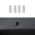 4 in 1 Car Door Latch Pin Door Screw Knob Cap Cover Trim for BMW F10, Left Driving (Silver) - Others by PMC TechLife | Online Shopping South Africa | PMC TechLife | Buy Now Pay Later Mobicred