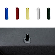 4 in 1 Car Door Latch Pin Door Screw Knob Cap Cover Trim for BMW F10, Left Driving (Gold)