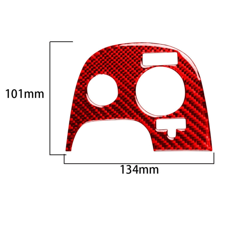 Carbon Fiber Car Traction Control Sticker for Chevrolet Corvette C5 2000-2004, Left Drive (Red) - free shipping - PMC TechLife - Order now!