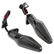2pcs KC062 For BMW R1200 Motorcycle 18LEDs Turn Signal Light(Transparent Black)
