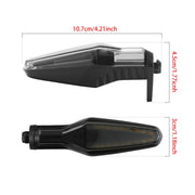 2pcs KC062 For BMW R1200 Motorcycle 18LEDs Turn Signal Light(Transparent Black)