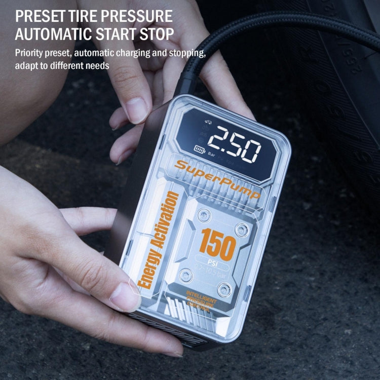 7.4V Wired Portable Car Tire Air Pump - Inflatable Pump by PMC TechLife | Online Shopping South Africa | PMC TechLife
