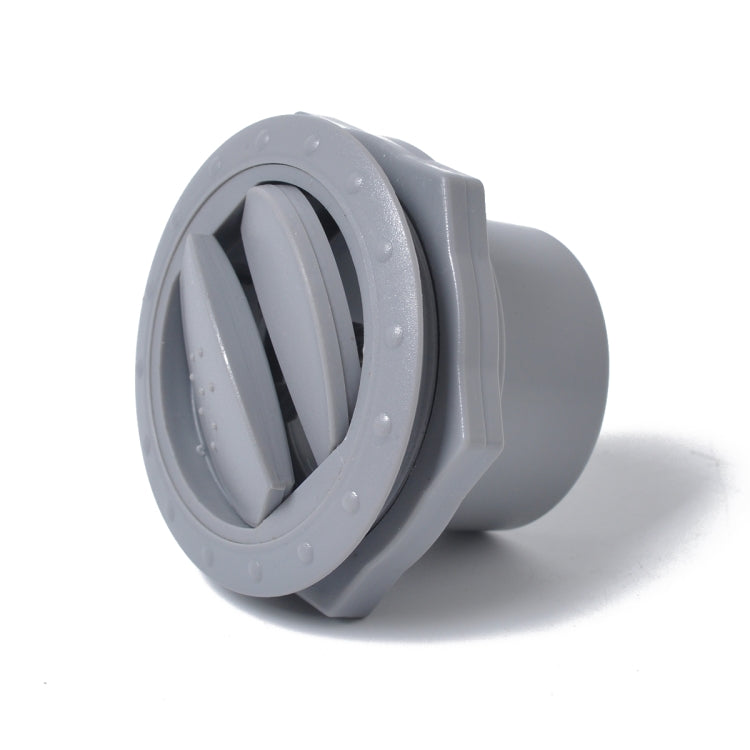 Universal 60mm Round AC Air Outlet Vent for RV Bus Boat Yacht Auto Air Conditioner Vent Replacement Parts Car Accessories(Grey)