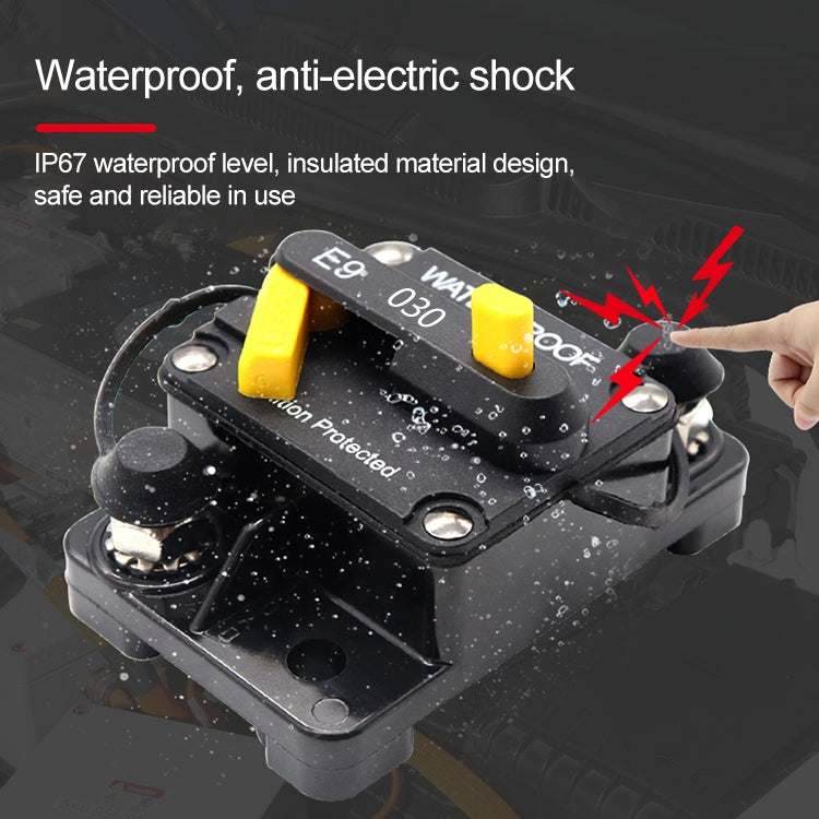 Off-road Vehicle / Automatic 50A Manual Circuit Breaker Overcurrent Protector - Engine Fittings by PMC TechLife | Online Shopping South Africa | PMC TechLife | Buy Now Pay Later Mobicred