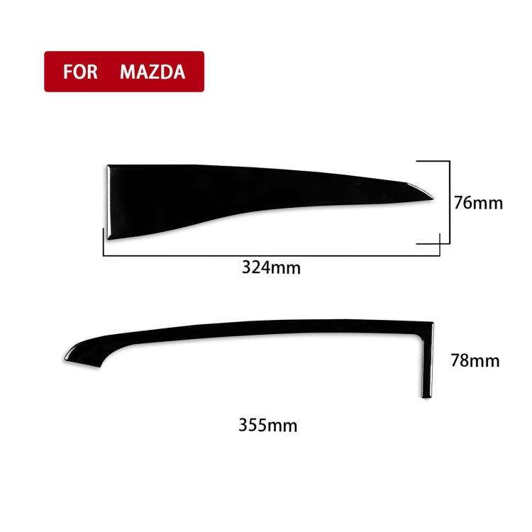 For Mazda 3 Axela 2010-2013 Car Central Display Screen Decorative Sticker, Right Drive - Car Interior Mouldings by PMC TechLife | Online Shopping South Africa | PMC TechLife | Buy Now Pay Later Mobicred