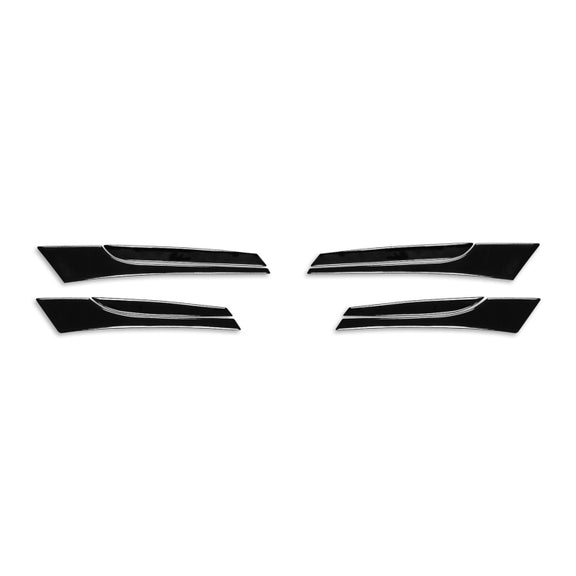 For Mazda 3 Axela 2010-2013 8 in 1 Car Door Push Handle Decorative Sticker, Left and Right Drive Universal