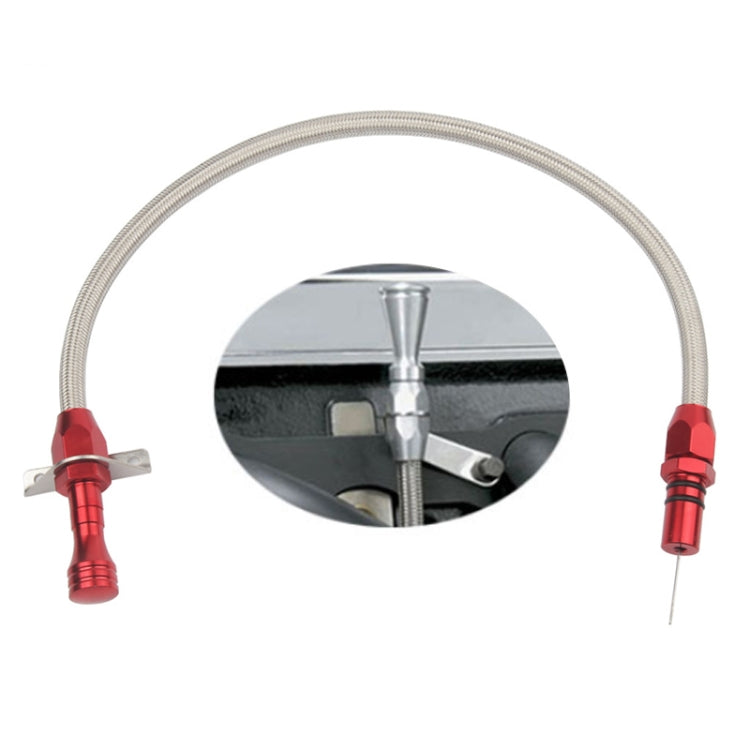 Car Flexible Stainless Transmission Gearbox Oil Dipstick 530mm Oil Measuring Rod for Chevrolet(Red) - Inspection Tools by PMC TechLife | Online Shopping South Africa | PMC TechLife | Buy Now Pay Later Mobicred