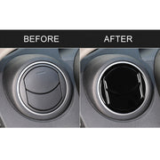 For Mazda 3 Axela 2010-2013 Car AC Air Outlet Decorative Sticker, Left and Right Drive Universal