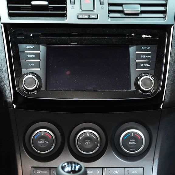 For Mazda 3 Axela 2010-2013 Car Navigation Outside Frame Decorative Sticker, Left and Right Drive Universal